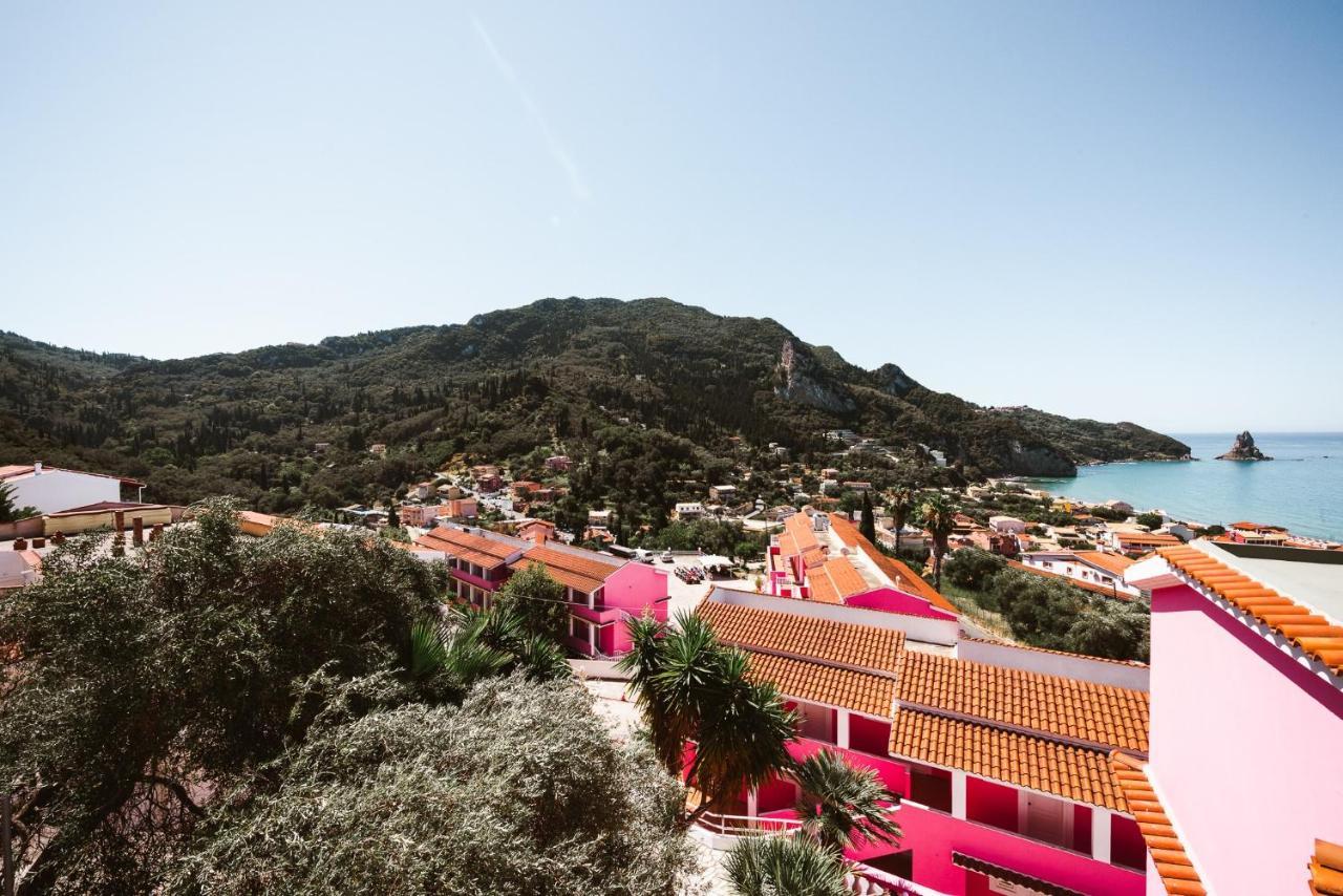 Pink Palace Beach Resort Agios Gordios  Exterior foto