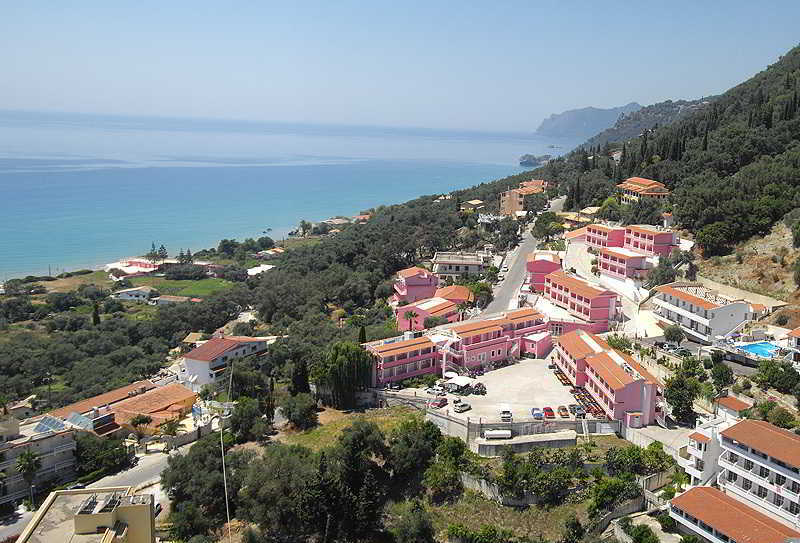 Pink Palace Beach Resort Agios Gordios  Exterior foto